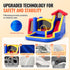 VEVOR Inflatable Bounce House, Outdoor High Quality Playhouse Trampoline, Jumping Bouncer with Blower, Slide, and Storage Bag, Family Backyard Bouncy Castle, for Kid Ages 3_8 Years, 3.3x3x2.3m