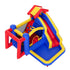 VEVOR Inflatable Bounce House, Outdoor High Quality Playhouse Trampoline, Jumping Bouncer with Blower, Slide, and Storage Bag, Family Backyard Bouncy Castle, for Kid Ages 3_8 Years, 3.3x3x2.3m