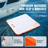 7x7FT Inflatable Floating Dock Platform Non-Slip Water Mat with Ladder
