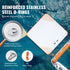 7x7FT Inflatable Floating Dock Platform Non-Slip Water Mat with Ladder