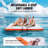 7x7FT Inflatable Floating Dock Platform Non-Slip Water Mat with Ladder