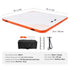 7x7FT Inflatable Floating Dock Platform Non-Slip Water Mat with Ladder