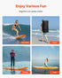 Inflatable Stand Up Paddle Board, 3.53m x 89cm x 15cm Wide Ultra-Light SUP Paddleboard, All Accessories Included, Pump, Paddle, Fin, Backpack, Ankle Leash, Strap, Non-slip Deck for Youth, Adults