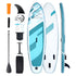 11ft Inflatable Stand Up Paddle Board SUP Kit 370lbs Capacity with Accessories