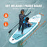 10ft Inflatable Stand Up Paddle Board SUP Kit 330lbs Capacity with Accessories