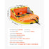 Towable Tube for Boating, 1-3 Riders Inflatable Boat Tubes and Towables, 510lbs Water Sport Towable Tube for Boat to Pull - with Full Nylon Cover, 16 Grab Handles, Dual Tow Points & Safety Valve