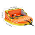 Towable Tube for Boating, 1-3 Riders Inflatable Boat Tubes and Towables, 510lbs Water Sport Towable Tube for Boat to Pull - with Full Nylon Cover, 16 Grab Handles, Dual Tow Points & Safety Valve
