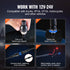 VEVOR 2 PCS 5 FT Whip Light, APP & RF Remote Control Led Whip Light, Waterproof Spiral RGB Chasing Lighted Whips with 4 Flags, for UTVs, ATVs, Motorcycles, RZR, Can-am, Trucks, Off-road, Go-karts