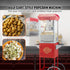 Popcorn Popper Machine with Cart Popcorn Maker 850W 8 Oz 48 Cups Red