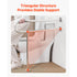 Toilet Safety Rail, 80 cm U-Shaped Handicap Grab Bar, 304 Stainless Steel Senior Safety Pole, Toilet Grab Bars with Anti-Slip Handle, 136 kg Load Capacity Security Handrail with Support Leg
