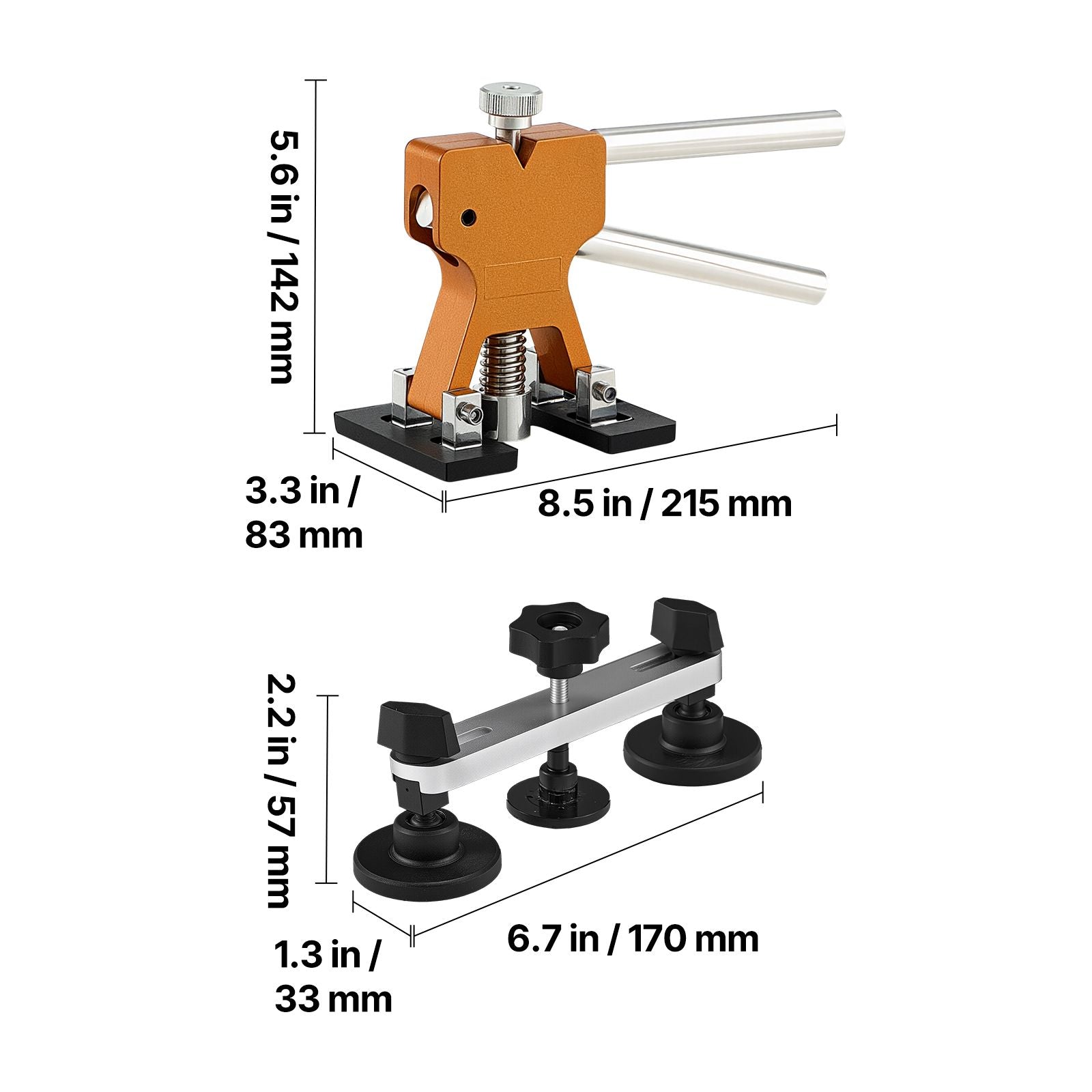 60PCS Paintless Dent Repair Kit Car Dent Puller with Glue Gun