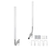 2PCS Adjustable Boat Trailer Guide Poles 1016mm Steel Guide Ons PVC Posts