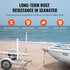 2PCS Adjustable Boat Trailer Guide Poles 1016mm Steel Guide Ons PVC Posts