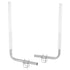 2PCS Adjustable Boat Trailer Guide Poles 1016mm Steel Guide Ons PVC Posts
