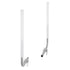 Boat Trailer Guide, 1016mm Adjustable Design Trailer Guide Poles, 2PCS High-Hardness Steel Trailer Guide-Ons, Trailer Guides with PVC Pipe Posts, for Ski Boat, Fishing Boat or Sailboat Trailer