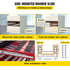 VEVOR Drawer Slide Soft Close Drawer 1Pair 40" Ball Bearing Full Extension 500lb