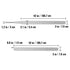 42 Inch Heavy Duty Drawer Slides 500lbs Ball Bearing Full Extension Rails