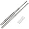 VEVOR Drawer Slides, 1 Pair 42 Inch Heavy Duty Drawer Slides, Ball Bearing Side Mount Drawer Hardware Slides, 500 LBS Load Capacity 3-Section Full Extension Drawer Slides for Smooth Slide, Less Noise