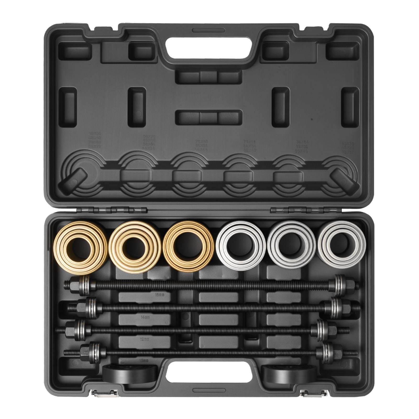 26PCS Pull Press Sleeve Kit Steel Bushing Removal Bearing Tool Set