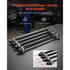 Pull and Press Sleeve Kit, 36 PCS, Steel Bush Removal Insertion Sleeve Tools with Carrying Case, Compatible with LCV and HGV Engines, for Removing and Installing Bushings, Bearings, and Seals