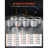 Pull and Press Sleeve Kit, 36 PCS, Steel Bush Removal Insertion Sleeve Tools with Carrying Case, Compatible with LCV and HGV Engines, for Removing and Installing Bushings, Bearings, and Seals