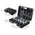 Pull and Press Sleeve Kit, 36 PCS, Steel Bush Removal Insertion Sleeve Tools with Carrying Case, Compatible with LCV and HGV Engines, for Removing and Installing Bushings, Bearings, and Seals