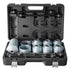 Pull and Press Sleeve Kit, 36 PCS, Steel Bush Removal Insertion Sleeve Tools with Carrying Case, Compatible with LCV and HGV Engines, for Removing and Installing Bushings, Bearings, and Seals