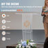 47" Clear Acrylic Podium Stand with Shelf Wide Reading Surface Pulpit
