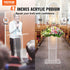 Acrylic Podium, 47" Tall, Clear Acrylic Podium Stand with Wide Reading Surface & Storage Shelf, Floor-standing Clear Pulpits Acrylic for Church Office School