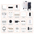 2KW Diesel Heater, 12V/24V All in One Diesel Air Heater, with Bluetooth APP Control, Remote Control and Display Screen, CO Alarm, Fast Heating Portable Diesel Heater for Vehicles and Outdoors