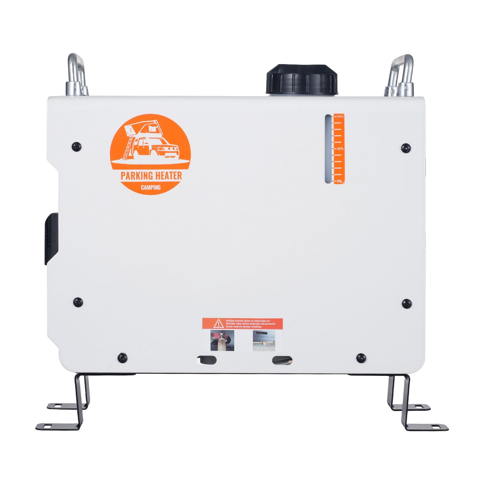 2KW Diesel Heater, 12V/24V All in One Diesel Air Heater, with Bluetooth APP Control, Remote Control and Display Screen, CO Alarm, Fast Heating Portable Diesel Heater for Vehicles and Outdoors