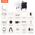 8KW Diesel Heater, 12V/24V All in One Diesel Air Heater, with Bluetooth APP Control, Remote Control and Display Screen, CO Alarm, Fast Heating Portable Diesel Heater for Vehicles and Outdoors