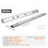 10 Pairs of 609.6mm Drawer Slides Side Mount Rails, Heavy Duty Full Extension Steel Track, Soft-Close Noiseless Guide Glides Cabinet Kitchen Runners with Ball Bearing, 100 Lbs Load Capacity