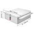 Heavy Duty Aluminium Truck Tool Box 770mm Diamond Plate Storage