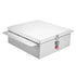 Truck Bed Tool Box, Heavy Duty Aluminum Tool Box with Diamond Plate, Storage Toolbox Chest Organizer Supports up to 100 kg, Ideal for Pickup, Truck Bed, RV, Trailer, 770 x 610 x 230 mm, Silver