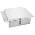 Truck Bed Tool Box, Heavy Duty Aluminum Tool Box with Diamond Plate, Storage Toolbox Chest Organizer Supports up to 100 kg, Ideal for Pickup, Truck Bed, RV, Trailer, 770 x 610 x 230 mm, Silver