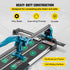 Tile Cutter 24in Cutting Tool w/ Laser Guide Single Rail Double Brackets