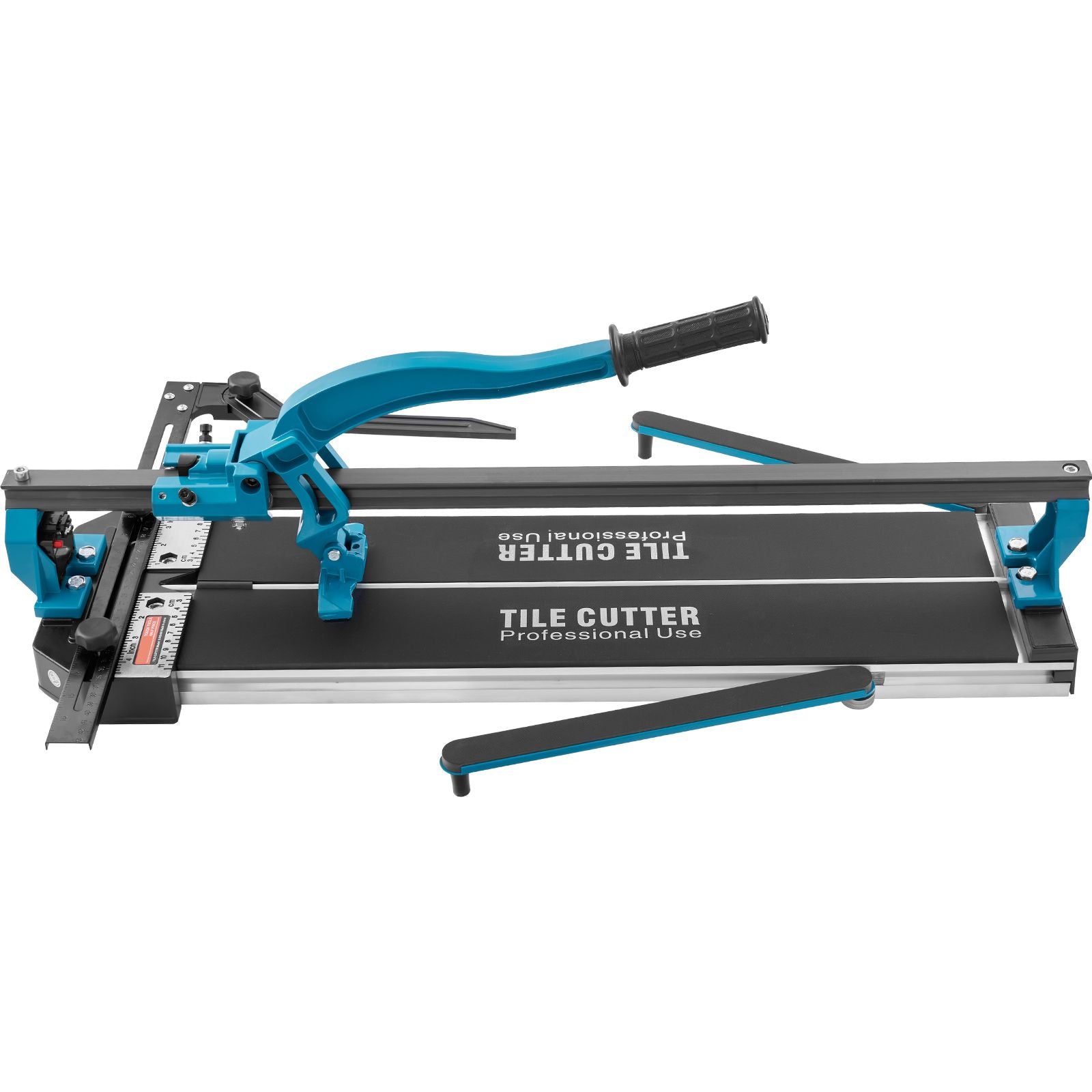 Tile Cutter 24in Cutting Tool w/ Laser Guide Single Rail Double Brackets