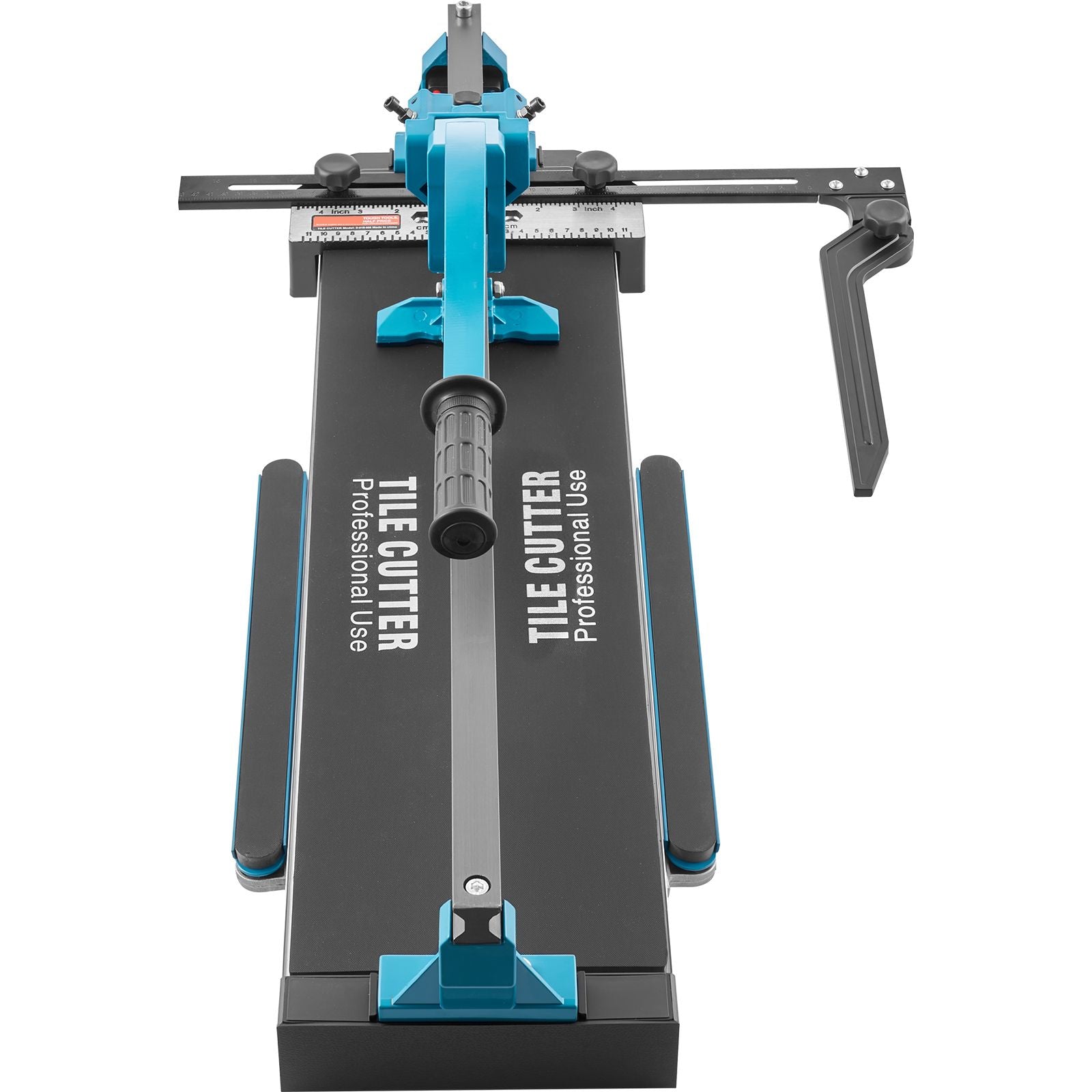 Tile Cutter 24in Cutting Tool w/ Laser Guide Single Rail Double Brackets