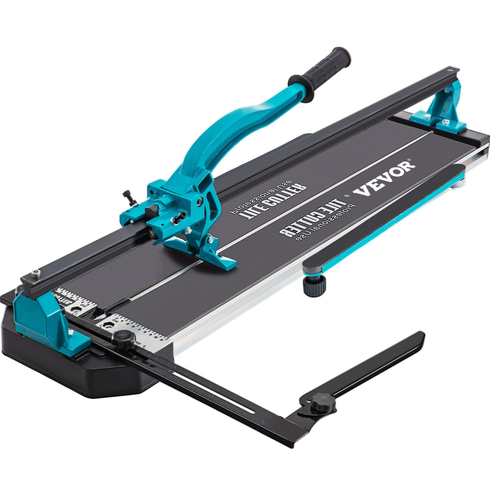 Tile Cutter 24in Cutting Tool w/ Laser Guide Single Rail Double Brackets
