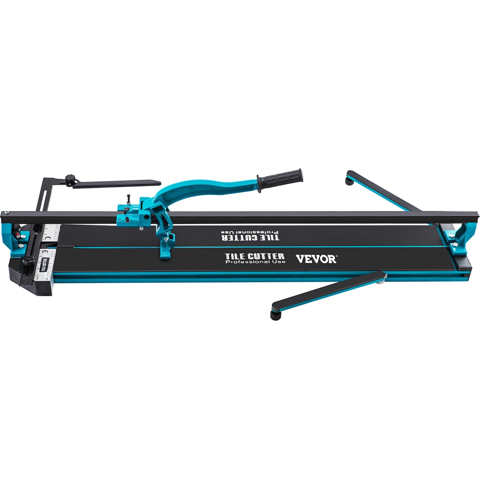 Tile Cutter 24in Cutting Tool w/ Laser Guide Single Rail Double Brackets