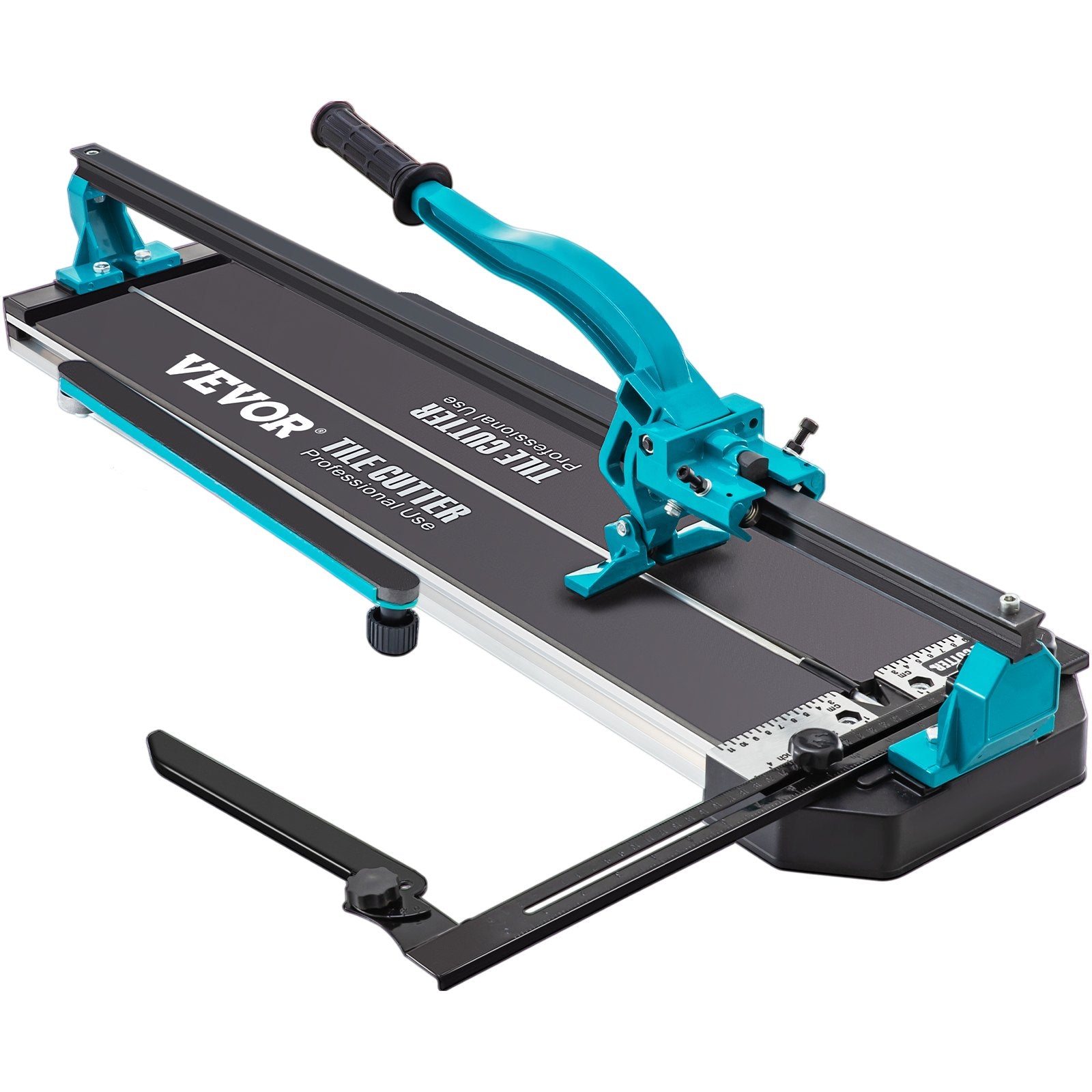 Tile Cutter 24in Cutting Tool w/ Laser Guide Single Rail Double Brackets