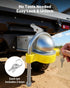 Trailer Hitch Lock Kit, Fits for 46 mm, 50.8 mm, 58.7 mm Couplers, Heavy-Duty Anti-Theft Trailer Ball Lock with Keys, Prying-Resistant, Adjustable Height Design for RVs, Boats, Trailers