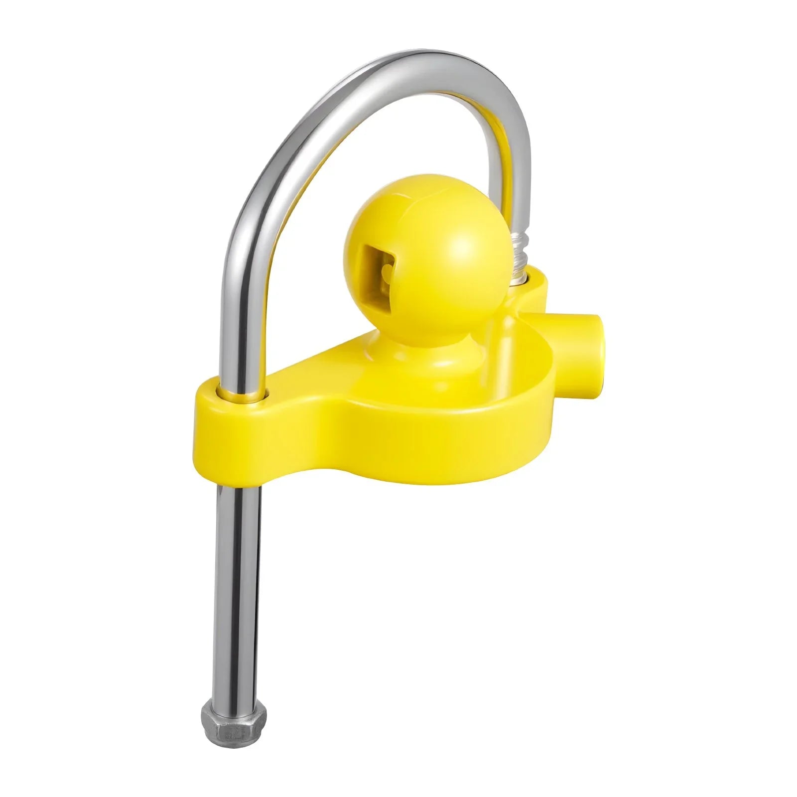 Trailer Hitch Lock Kit, Fits for 46 mm, 50.8 mm, 58.7 mm Couplers, Heavy-Duty Anti-Theft Trailer Ball Lock with Keys, Prying-Resistant, Adjustable Height Design for RVs, Boats, Trailers
