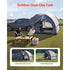 SUV Camping Tent 8x8ft Waterproof Car Rear Tent PU2000mm Family Shelter