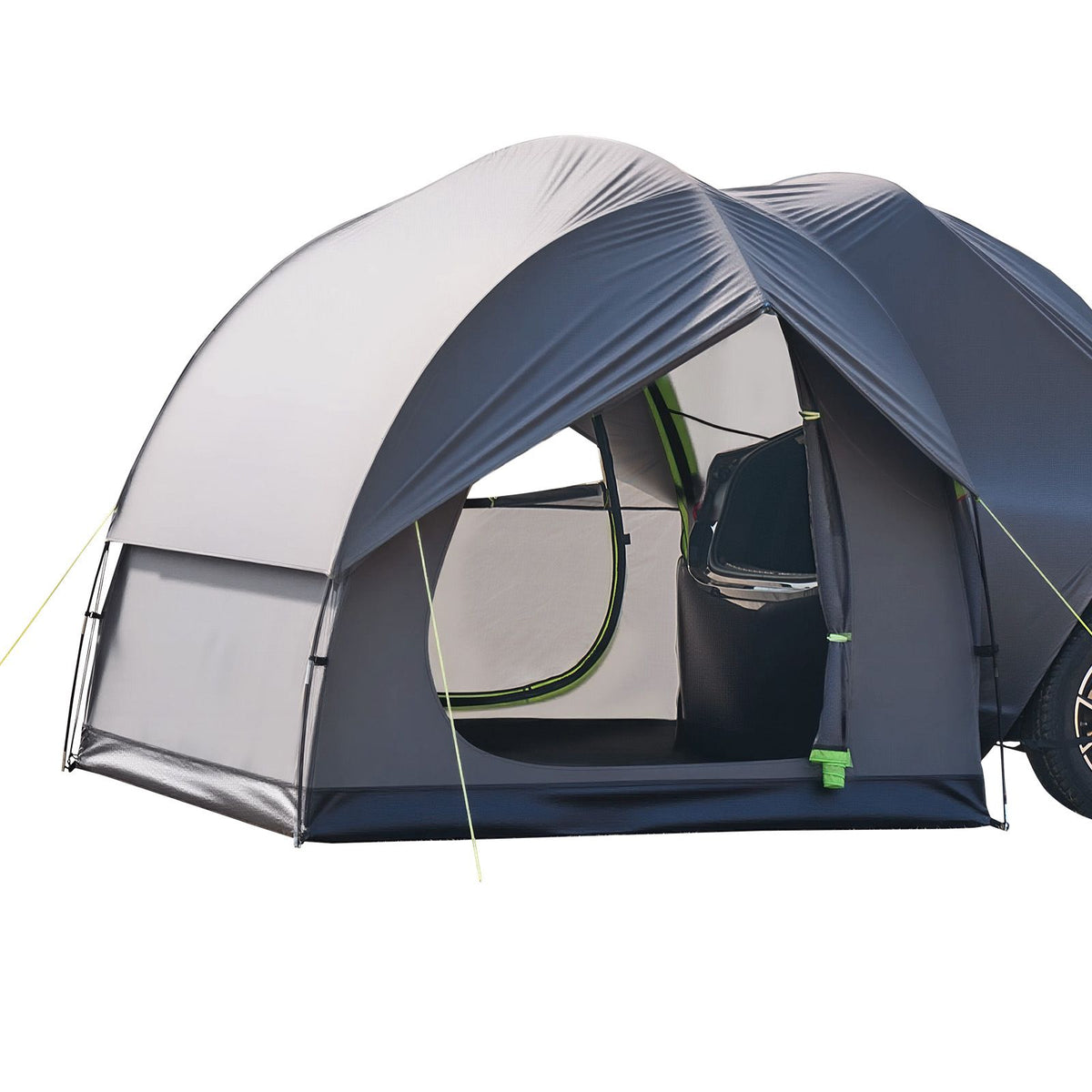 SUV Camping Tent 8x8ft Waterproof Car Rear Tent PU2000mm Family Shelter