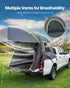 Truck Tent 8.0-8.2ft Waterproof PU2000 Truck Bed Camping Tent 2-3 Person