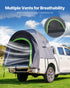 Truck Tent 5.5-6.0ft Waterproof PU2000 Truck Bed Camping Tent 2-3 Person