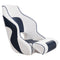 Flip Up Captain Boat Seat with Bolster Waterproof Cushion Fishing Chair