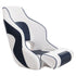 Flip Up Captain Boat Seat with Bolster Waterproof Cushion Fishing Chair